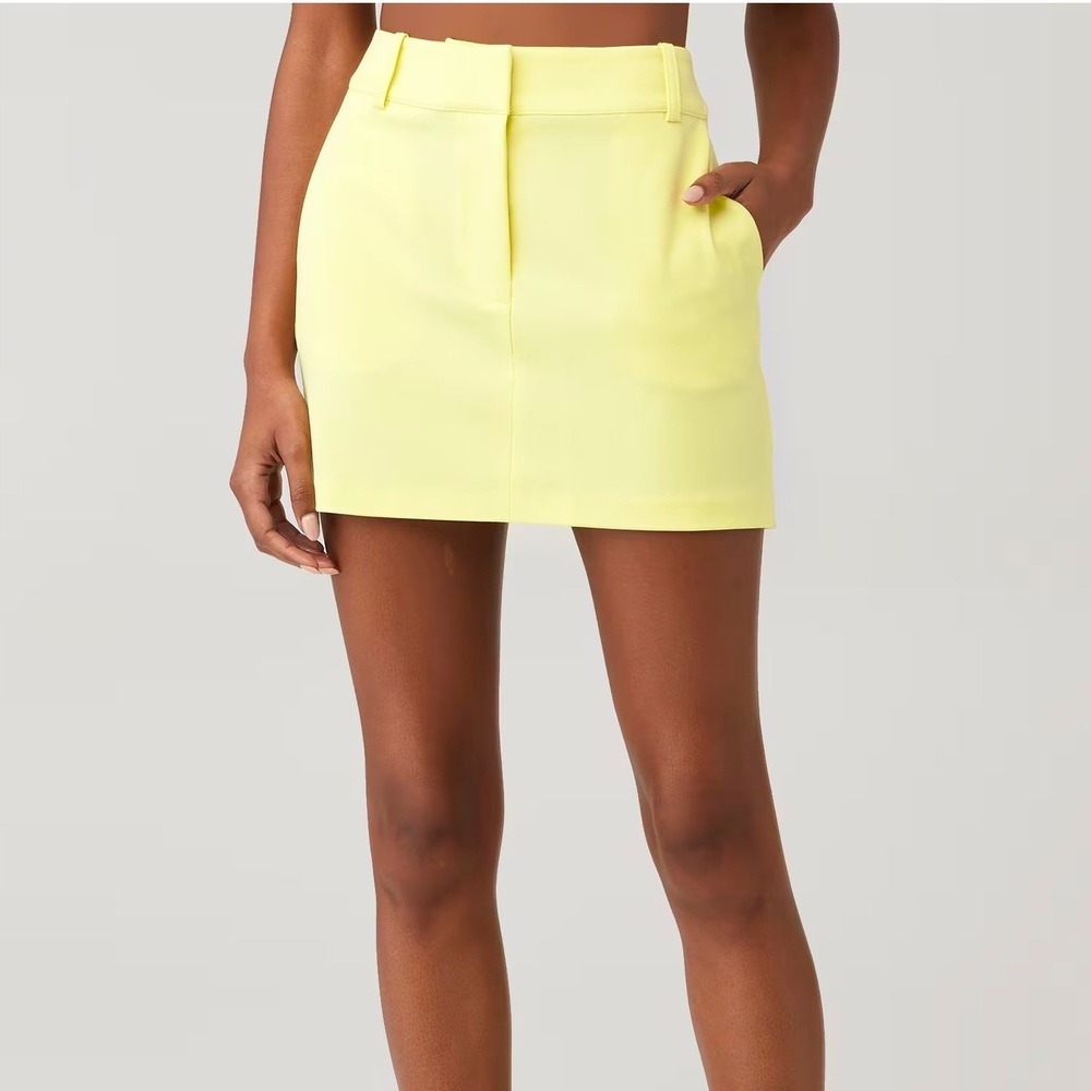 Favorite Daughter Limade The Ellie Mini Skirt Tailored Size 4
